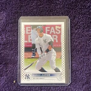 Aaron Judge 2022 Topps Series 1 Baseball Base Card Poster # to 99